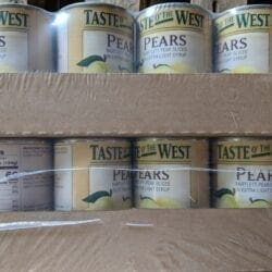 canned pears