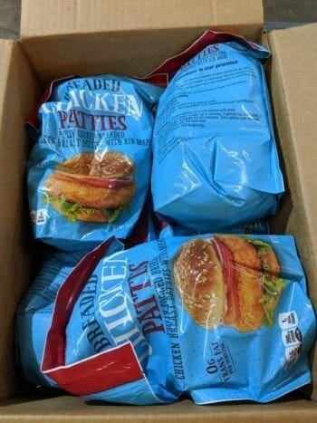 breaded chicken pieces
