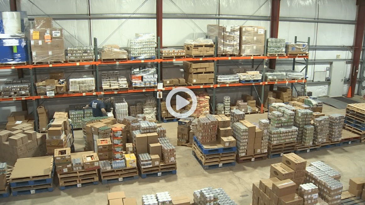 Inside look at the Tillamook warehouse for the Oregon Food Bank Food Share of Lincoln County